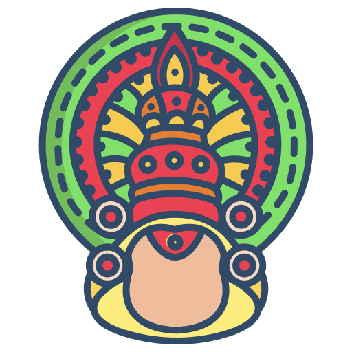 Kathakali kathakali mask dance icon Kathakali kathakali mask dance icon