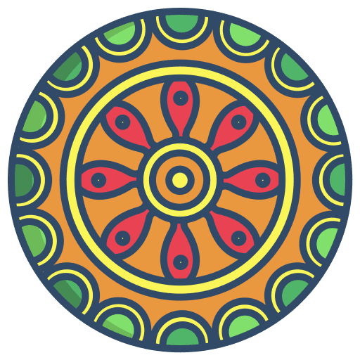 Mandala flower design art and design ornamental icon Mandala flower design art and design ornamental icon