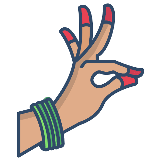 Mudra finger india dance icon