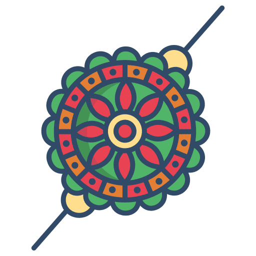Rakhi celebration hindu raksha bandhan icon