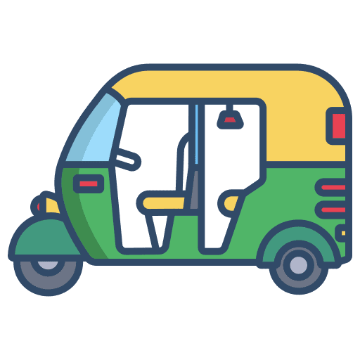 Rickshaw three wheeler rickshaw transport icon Rickshaw three wheeler rickshaw transport icon