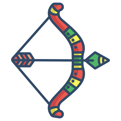 Bow and arrow cultures bow and arrow hunter icon Bow and arrow cultures bow and arrow hunter icon