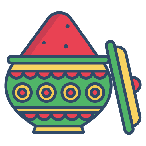 Kumkuma cultures powder holi icon Kumkuma cultures powder holi icon