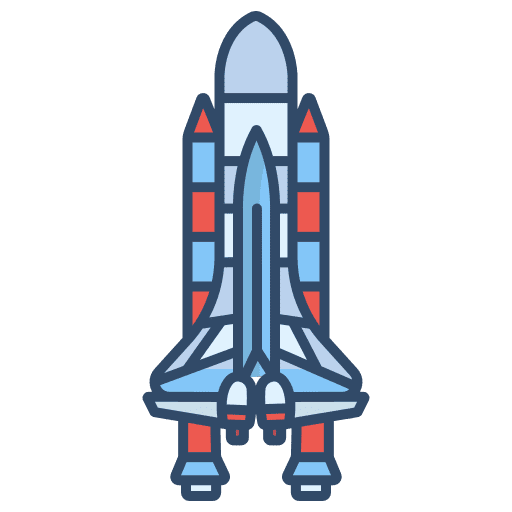Rocket rocket transport spaceship icon Rocket rocket transport spaceship icon