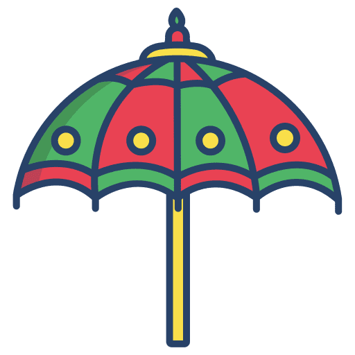 Umbrella celebration hindu wedding cultures icon Umbrella celebration hindu wedding cultures icon