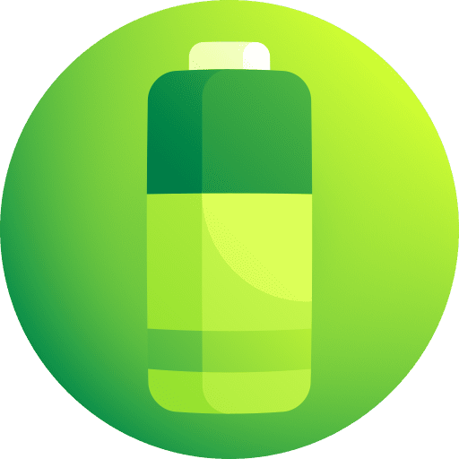 Lithium ion electronics battery icon Lithium ion electronics battery icon