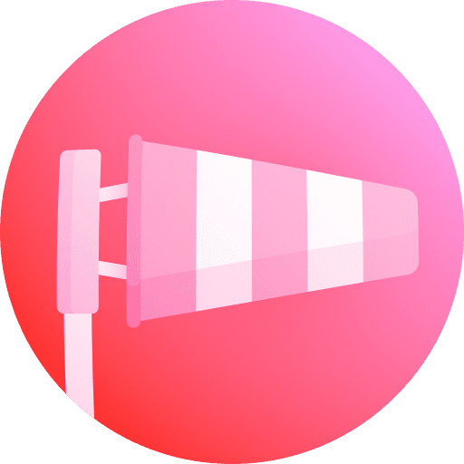 Windsock wind direction wind socket wind sign icon Windsock wind direction wind socket wind sign icon
