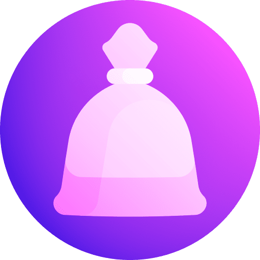 Waste bag zero waste garbage icon Waste bag zero waste garbage icon