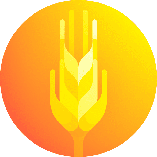 Wheat farm agriculture harvest icon Wheat farm agriculture harvest icon