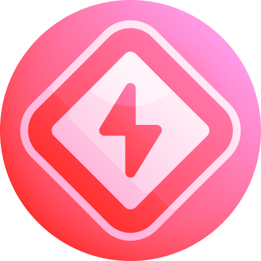 Energy lightning signaling thunder icon Energy lightning signaling thunder icon