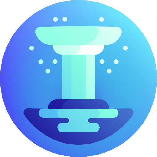 Geyser water eruption spring icon Geyser water eruption spring icon