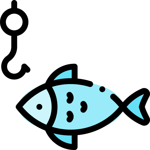 Fishing hobby fishing fishhook icon Fishing hobby fishing fishhook icon
