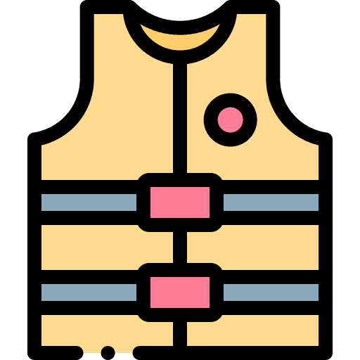 Lifejacket equipment worker lifesaver icon Lifejacket equipment worker lifesaver icon