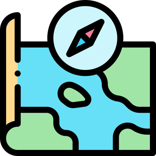 Map orientation map location map icon Map orientation map location map icon