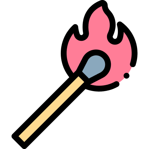 Matches fire matches energy icon Matches fire matches energy icon