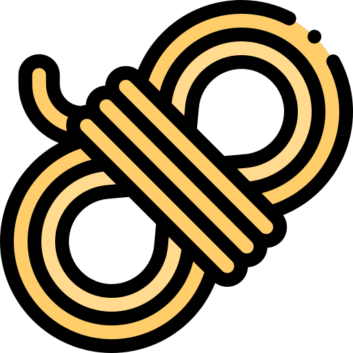 Rope sports miscellaneous strings icon Rope sports miscellaneous strings icon