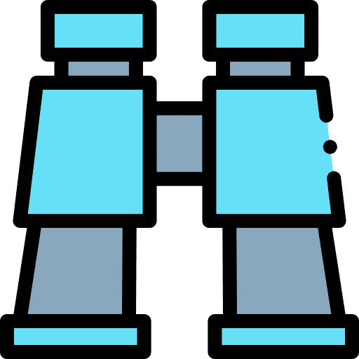 Binoculars miscellaneous optical adventure icon Binoculars miscellaneous optical adventure icon