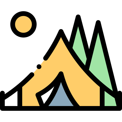 Tent holidays camping forest icon Tent holidays camping forest icon