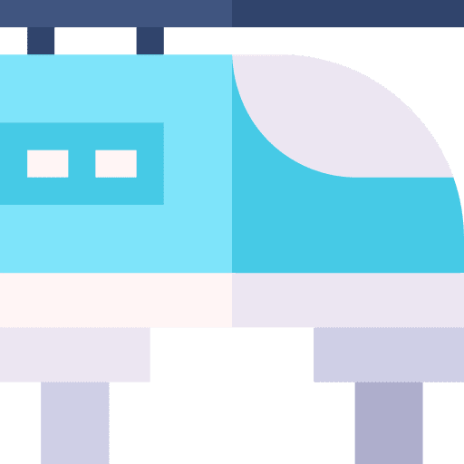 Hyperloop transportation fast train icon