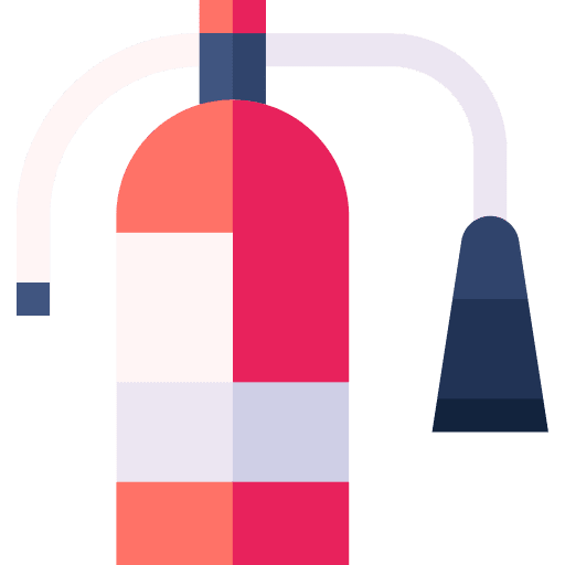 Fire extinguisher equipment safety security icon Fire extinguisher equipment safety security icon