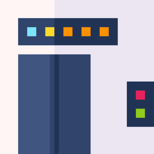Elevator transportation lobby level icon Elevator transportation lobby level icon
