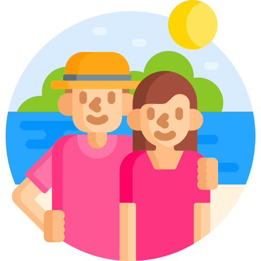 Honeymoon traveller tourist people icon Honeymoon traveller tourist people icon