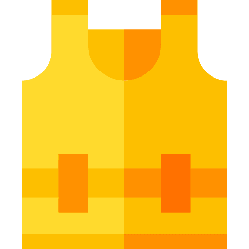 Vest protection vest reflective vest icon Vest protection vest reflective vest icon
