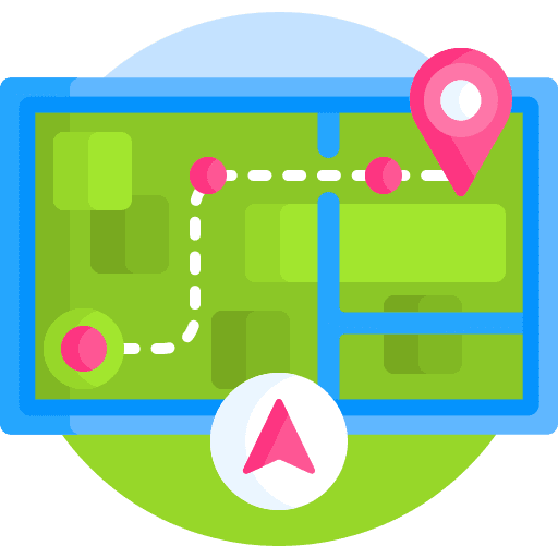 Map navigation placeholder trip icon Map navigation placeholder trip icon