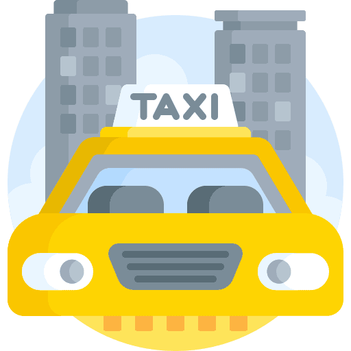 Taxi car transport vehicle icon Taxi car transport vehicle icon