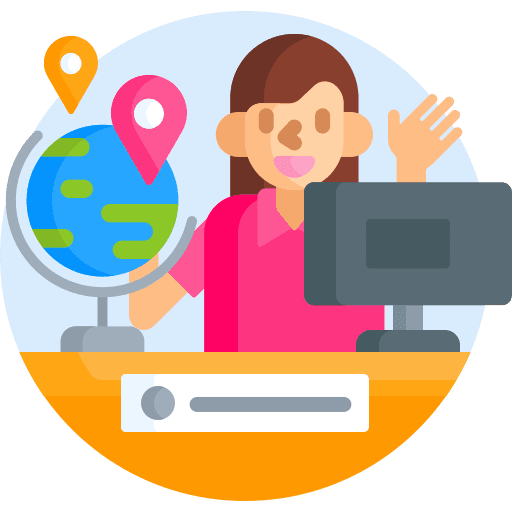Travel agent avatar people travel agent icon Travel agent avatar people travel agent icon