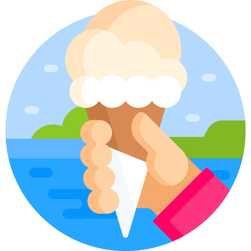 Ice cream summertime dessert summer icon Ice cream summertime dessert summer icon