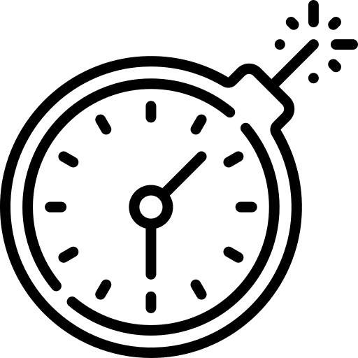 Clock time and date deadline stopwatch icon Clock time and date deadline stopwatch icon
