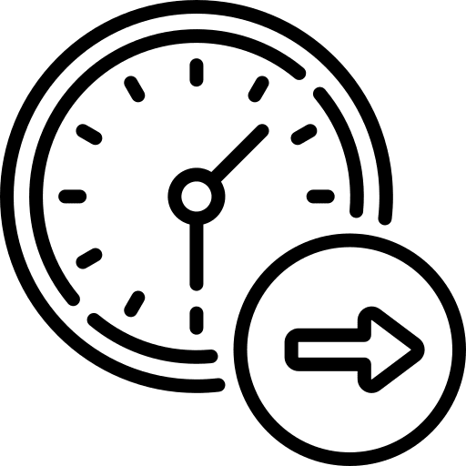 Tomorrow schedule right arrow organization icon