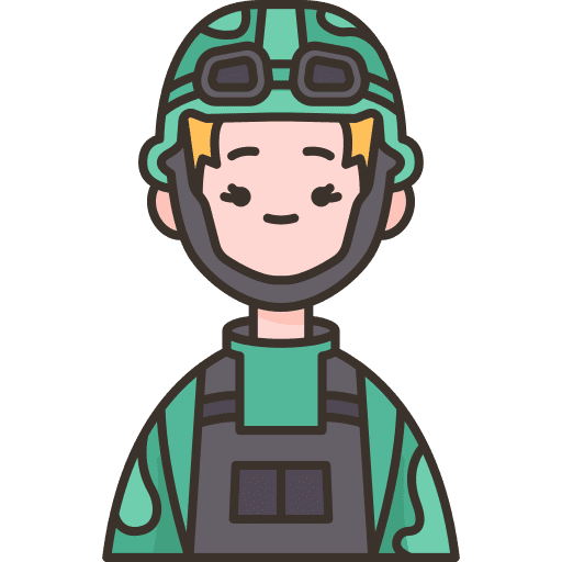 Army caucasian occupation professions and jobs icon Army caucasian occupation professions and jobs icon