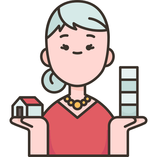 Landlord caucasian professions and jobs tenant icon