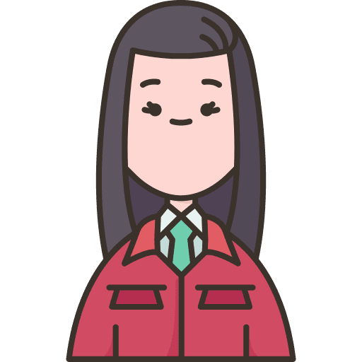 Technician caucasian technician woman icon Technician caucasian technician woman icon
