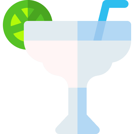 Margarita alcoholic drink party food and restaurant icon Margarita alcoholic drink party food and restaurant icon