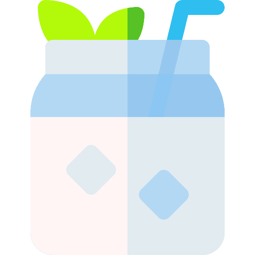 Mojito straw alcoholic beverage icon Mojito straw alcoholic beverage icon
