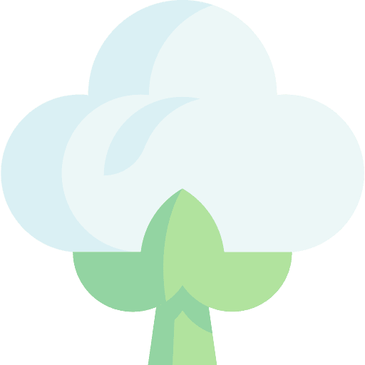 Cotton nature fabric industry icon