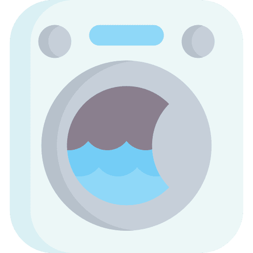 Washing machine shapes and symbols washing machine furniture and household icon