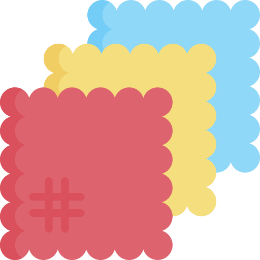 Layers textile shape shapes and symbols icon