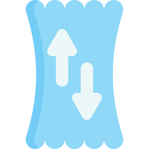 Stretch stretch shapes and symbols cloth icon