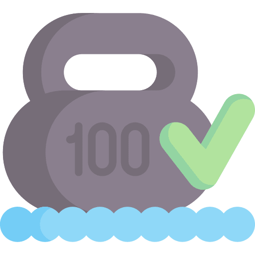 Weight maximum weight 100 icon