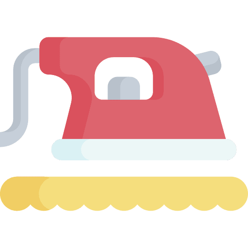 Iron fabric iron clothing icon