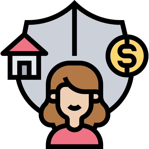 Insurance property real estate insurance icon