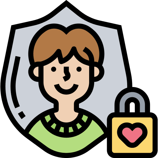Life insurance security shield secure icon Life insurance security shield secure icon
