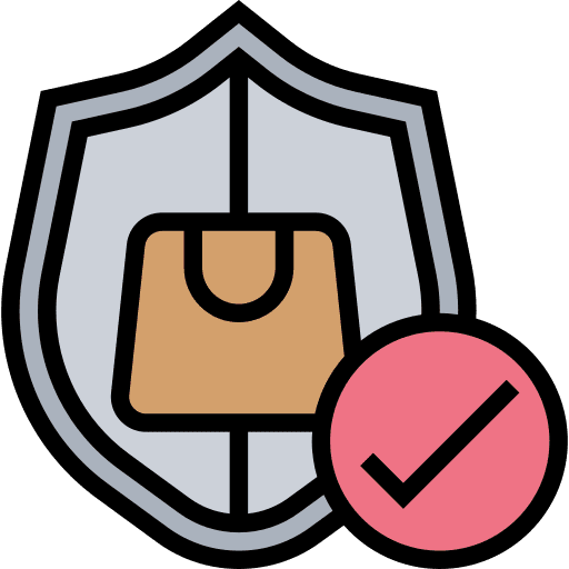 Product insurance contract service icon Product insurance contract service icon