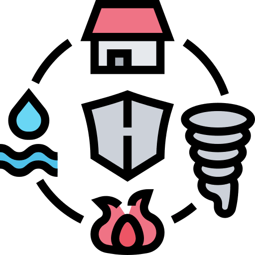 Risk shield security protection icon Risk shield security protection icon