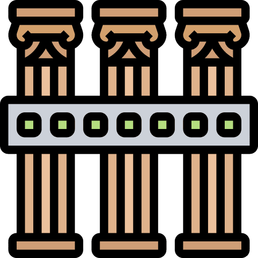 Pillar column pillar art and design icon Pillar column pillar art and design icon