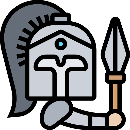 Soldier warrior user battle icon Soldier warrior user battle icon